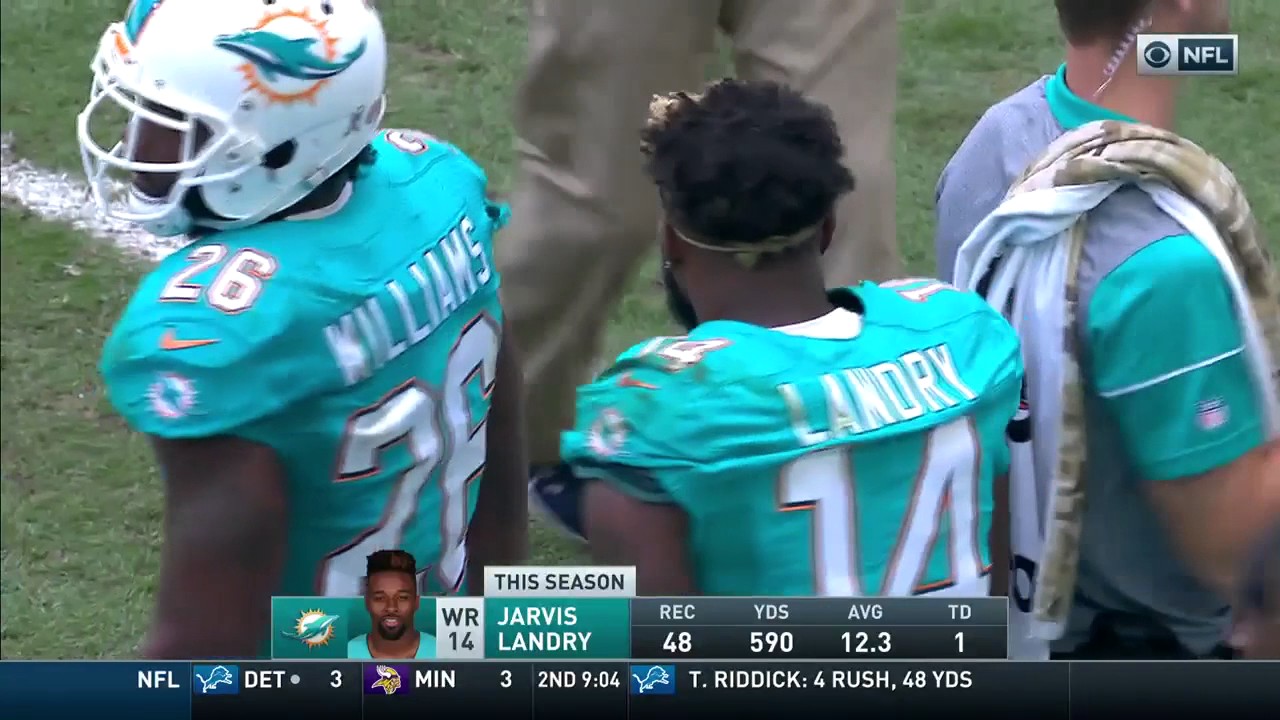 Jarvis Landry produced a stunning one-handed catch for the Miami Dolphins, NFL News