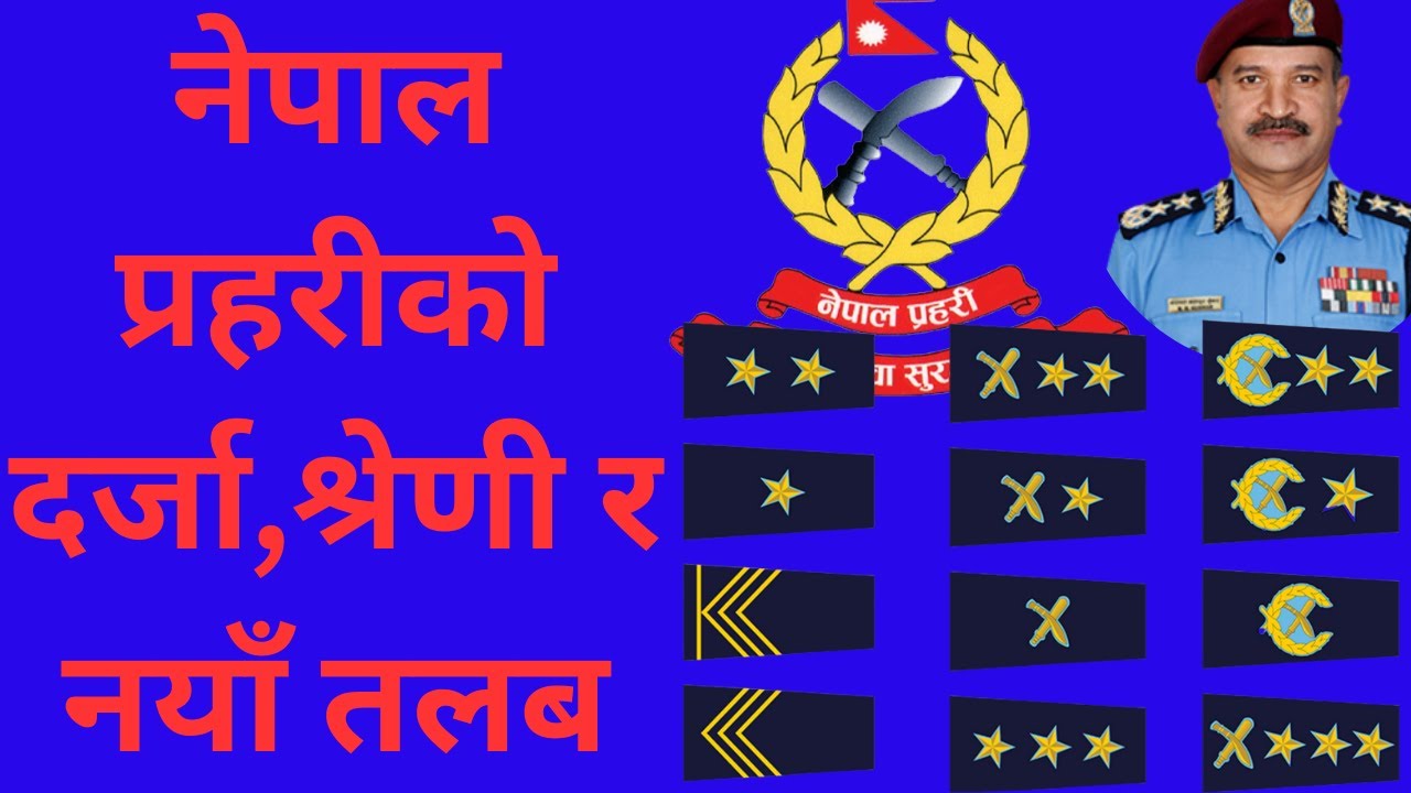 Nepal Police Rank and Salary॥DarjaniChinna &Shreni नेपाल प्रहरीको दर्जा