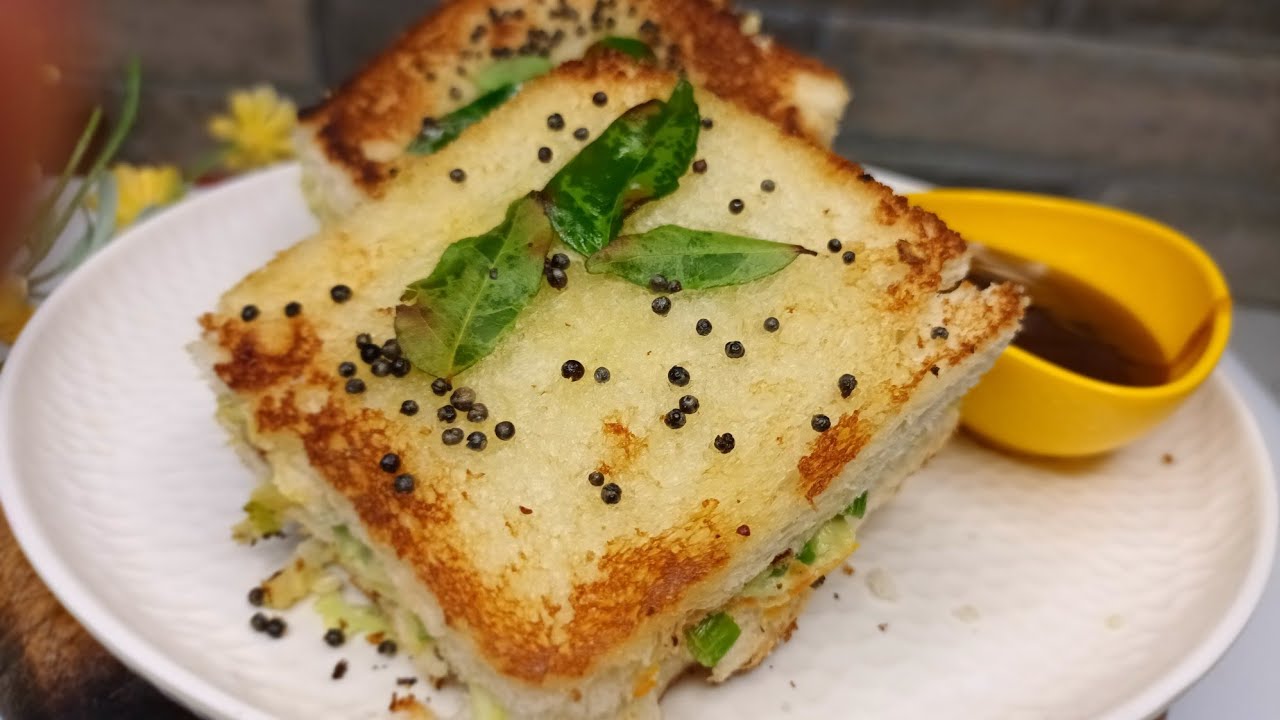 100Healthy Sandwich Recipe No Cheese No Mayonnaise Curd Sandwich