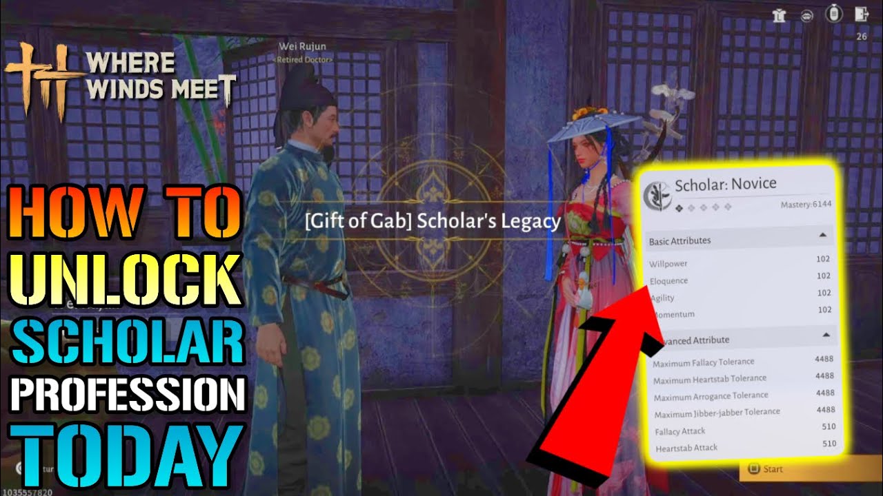 Where Winds Meet Legacy Scholar's Path Quest Guide! How To