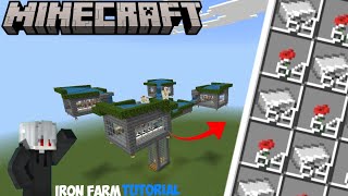 🔥 NEW Minecraft PE 1.26+ Iron Farm Tutorial (2026) | Unlimited Iron Farm! 😱
