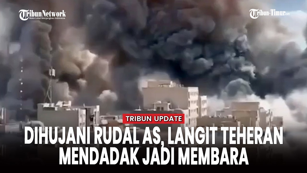Teheran Membara! Rudal AS–Israel Hantam Ibu Kota Iran, Ledakan Dahsyat Terekam
