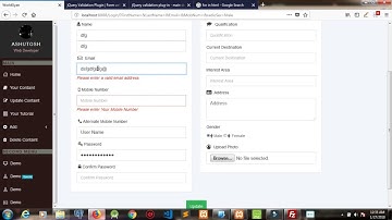 How to Validate Form Using jQuery in hindi