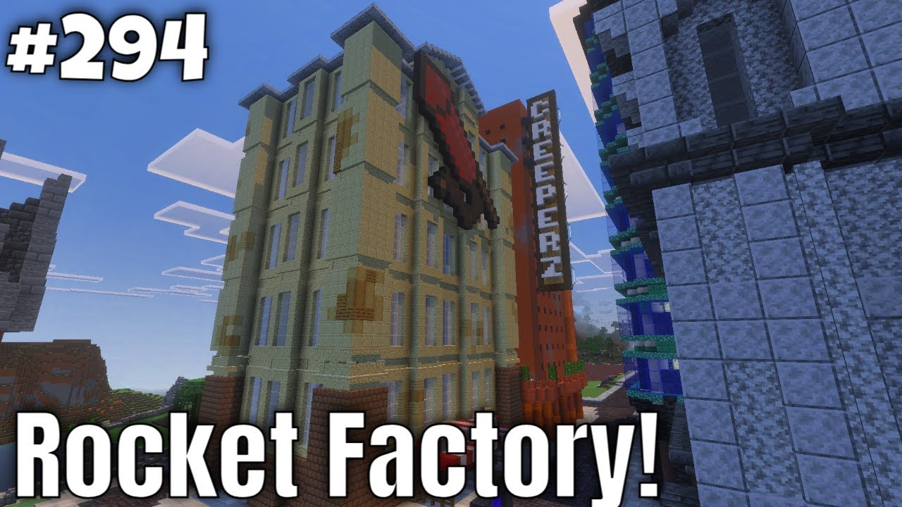 Rocket Factory! [Minecraft Survival] [ep. 294] - YouTube
