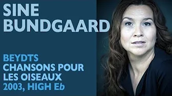 Sine Bundgaard - Beydts: CHANSONS POUR LES OISEAUX, Copenhagen 2003, High E-flat Sine Bundgaard - Beydts: CHANSONS POUR LES OISEAUX, Copenhagen 2003, High E-flat