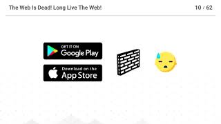 The Web Is Dead! Long Live The Web!