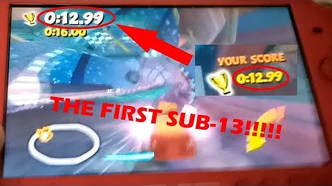 [FWR] Crash Tag Team Racing - Rings of Uranus Fast Lap Speedrun (12.99)