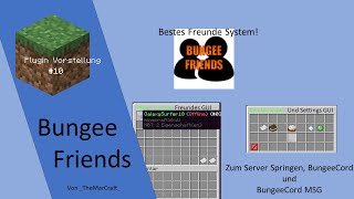 BungeeFriends - Bestes FreundeSystem | Plugin Vorstellung #10 | TMCZ |