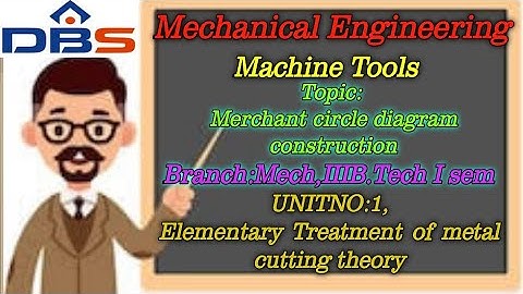 Merchant Circle Diagram Construction | Machine Tools | Mechanical Engineering | Online Education