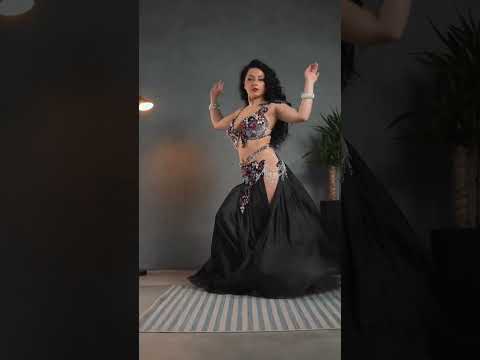 black dress 🔥hot belly dancer & model ♥️#shortvideo #fashion #short #dance