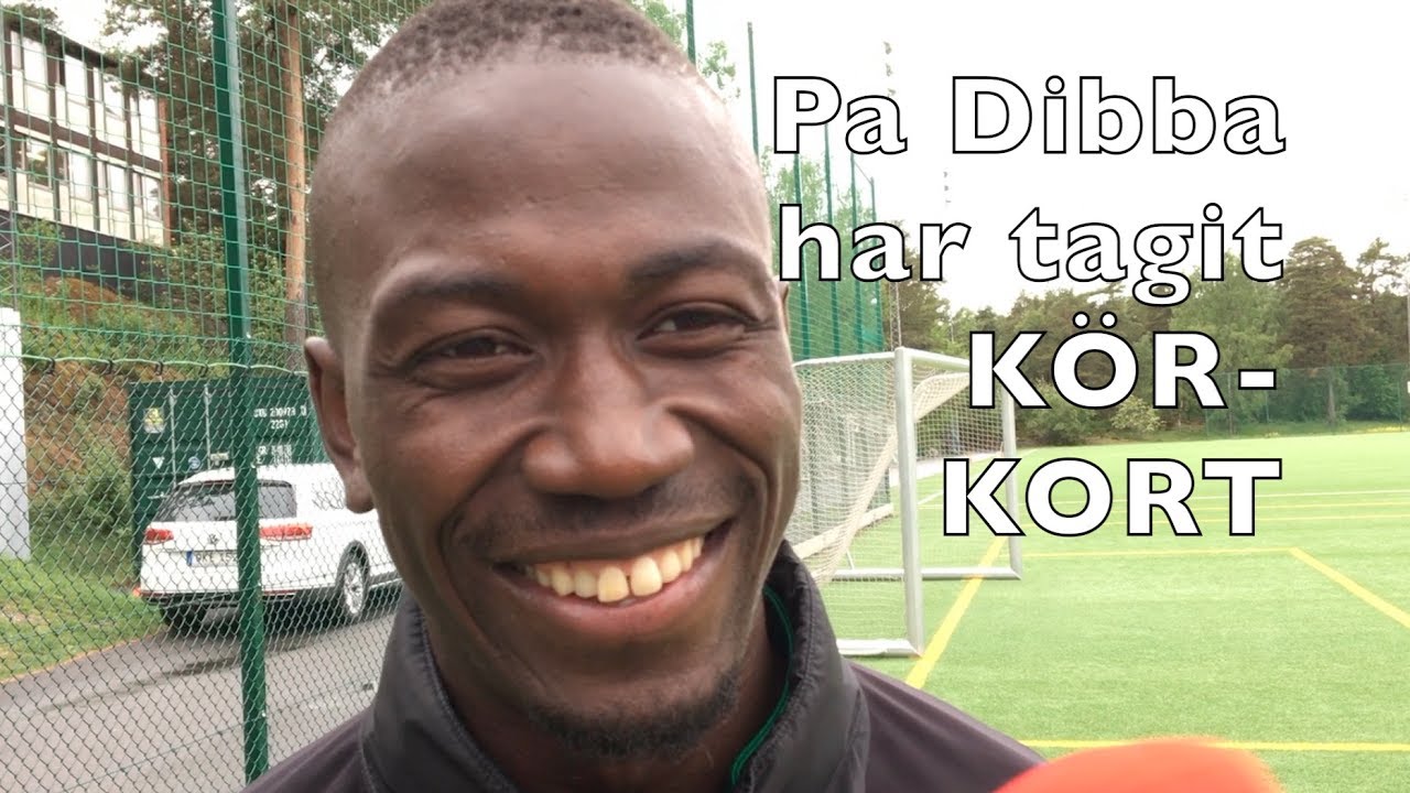 Pa Dibba har tagit körkort