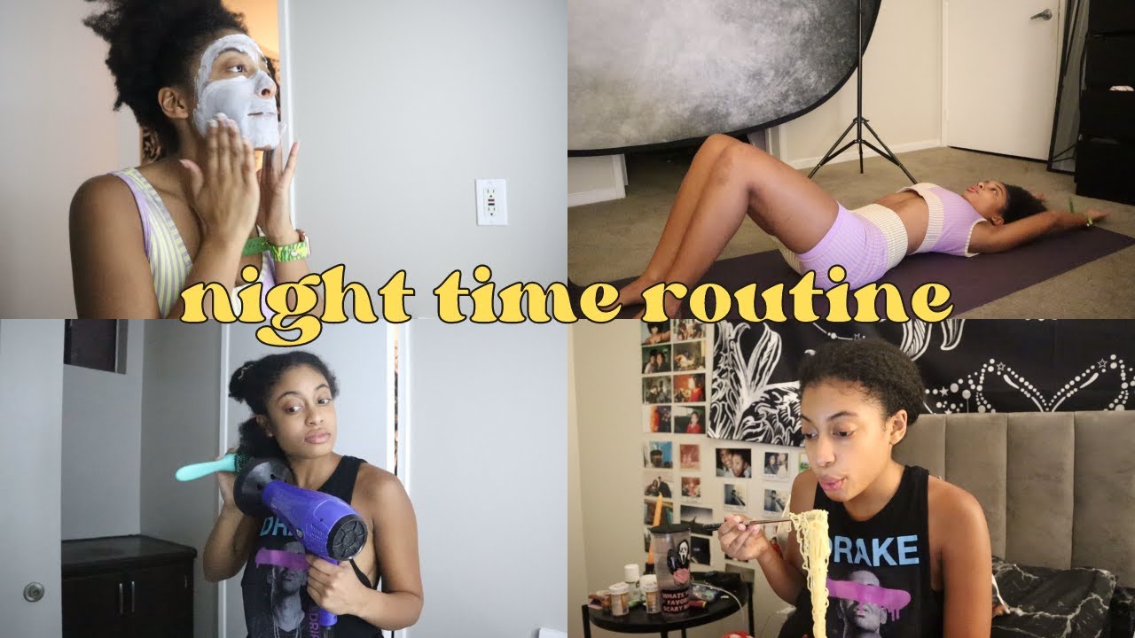 night time routine - YouTube