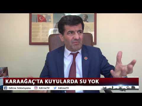 KARAAĞAÇ'TA KUYULARDA SU