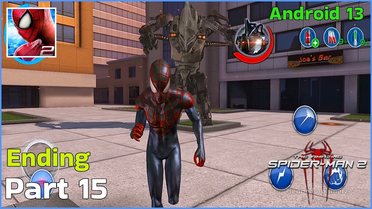 The Amazing Spider-Man 2 Android Mobile Gameplay Walkthrough Part 15 Ending | Offline Mobile Games
