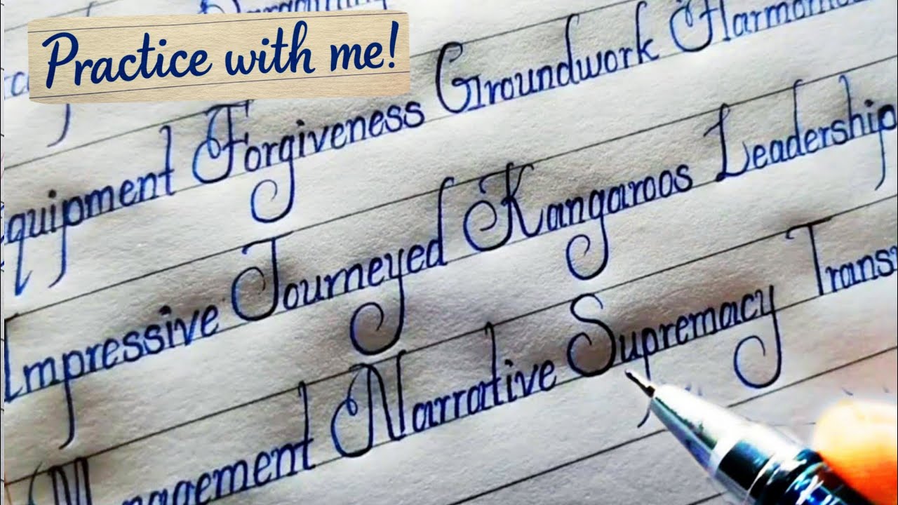 A to Z Handwriting | Beautiful & Satisfying Writing | Handwriting Improvement