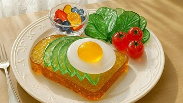 Glass Harvest & Breakfast Cooking AI ASMR | Satisfying Morning Sounds on a Farm💎🍳 #4k #aiasmr #asmr 