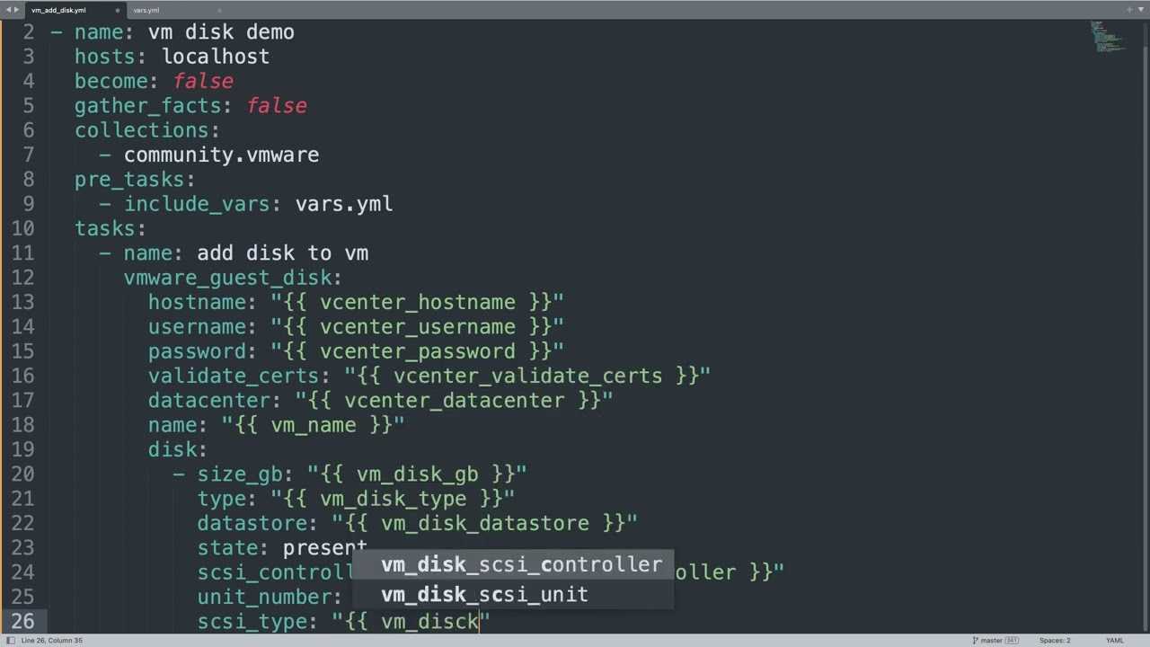 Ansible Vmware Guest Module