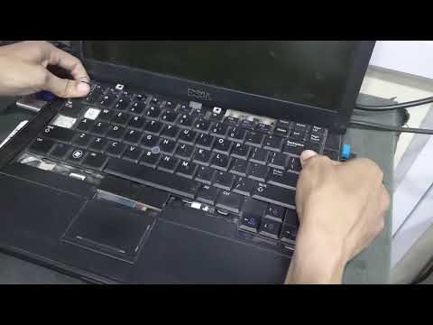 how to open keyboard Dell latitude e6410 and repair e6410 keyboard ithelper