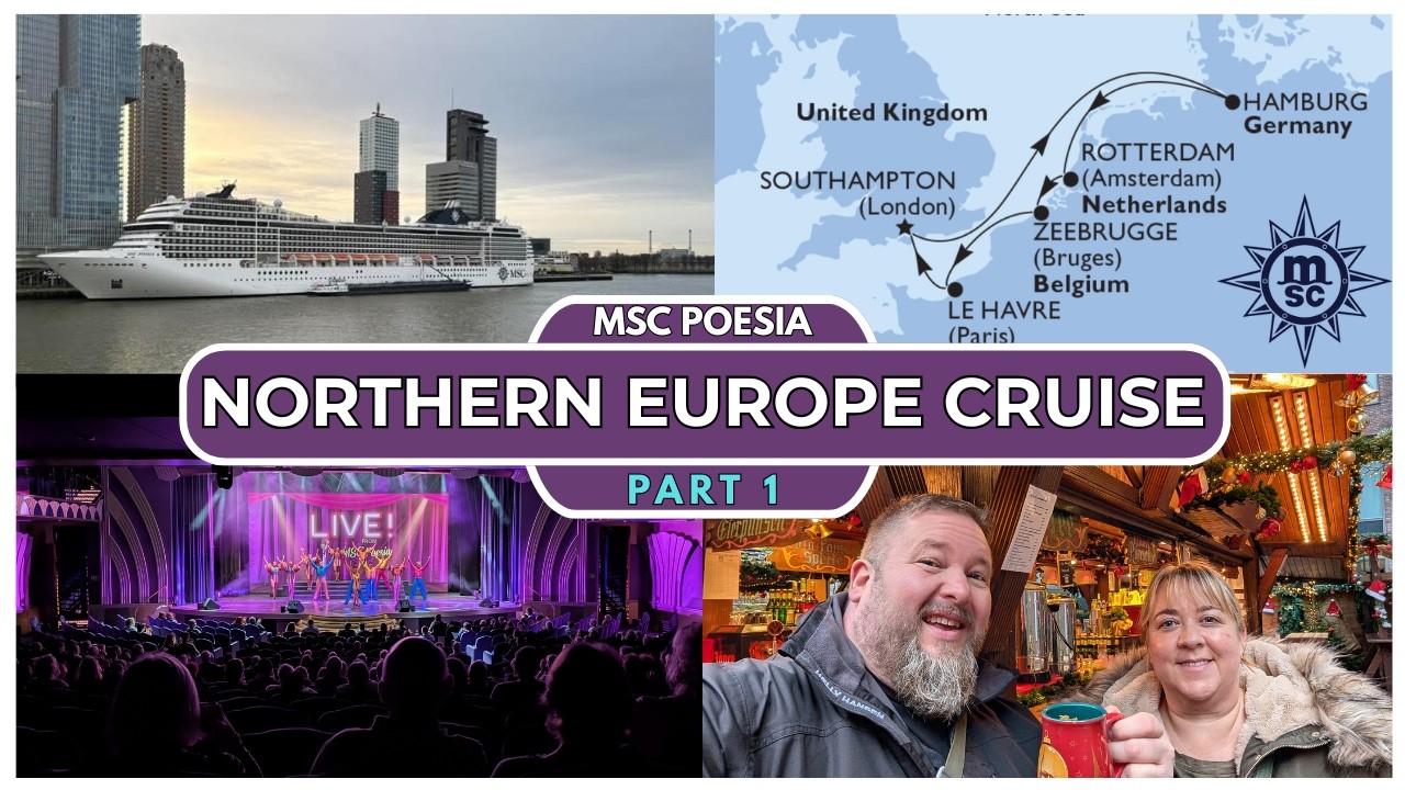 EMBARKING MSC POESIA! 🚢 Northern Europe Christmas Markets Cruise | Part 1