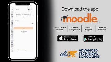 Download the Moodle App and Connect to your ATS Course