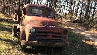 Old abandoned 1950s dodge dump tuck will it run after 30 years