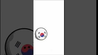 Flashback Korea Del Sur Imperio Japonés #Shorts #Countryballs #Humor Xd