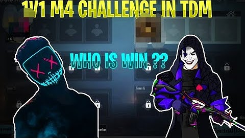 1v1 m416 Challenge Tdm A// Random Guy Challenge me💥😈😈😈