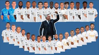 Real Madrid Full Squad With Staff Season 2022/2023