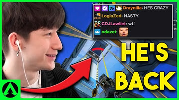 Old Aceu is back and he LOVES using ZIPLINES in Apex Legends 🤯