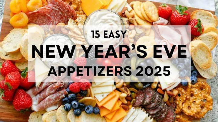 12 Easy NEW YEAR'S APPETIZERS for 2025 #sharpaspirant #newyearfood #appetizerideas