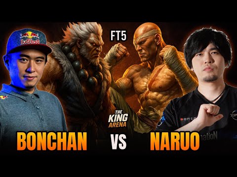 🔥 INSANE FT5 ▰ BONCHAN (Akuma) vs NARUO (Sagat) ▰ Street Fighter 6 | High-Level Set 🔥