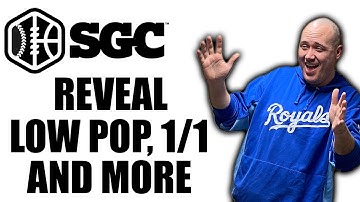SGC Submission Reveal 1of1 Low Pop and More Graded Card Return