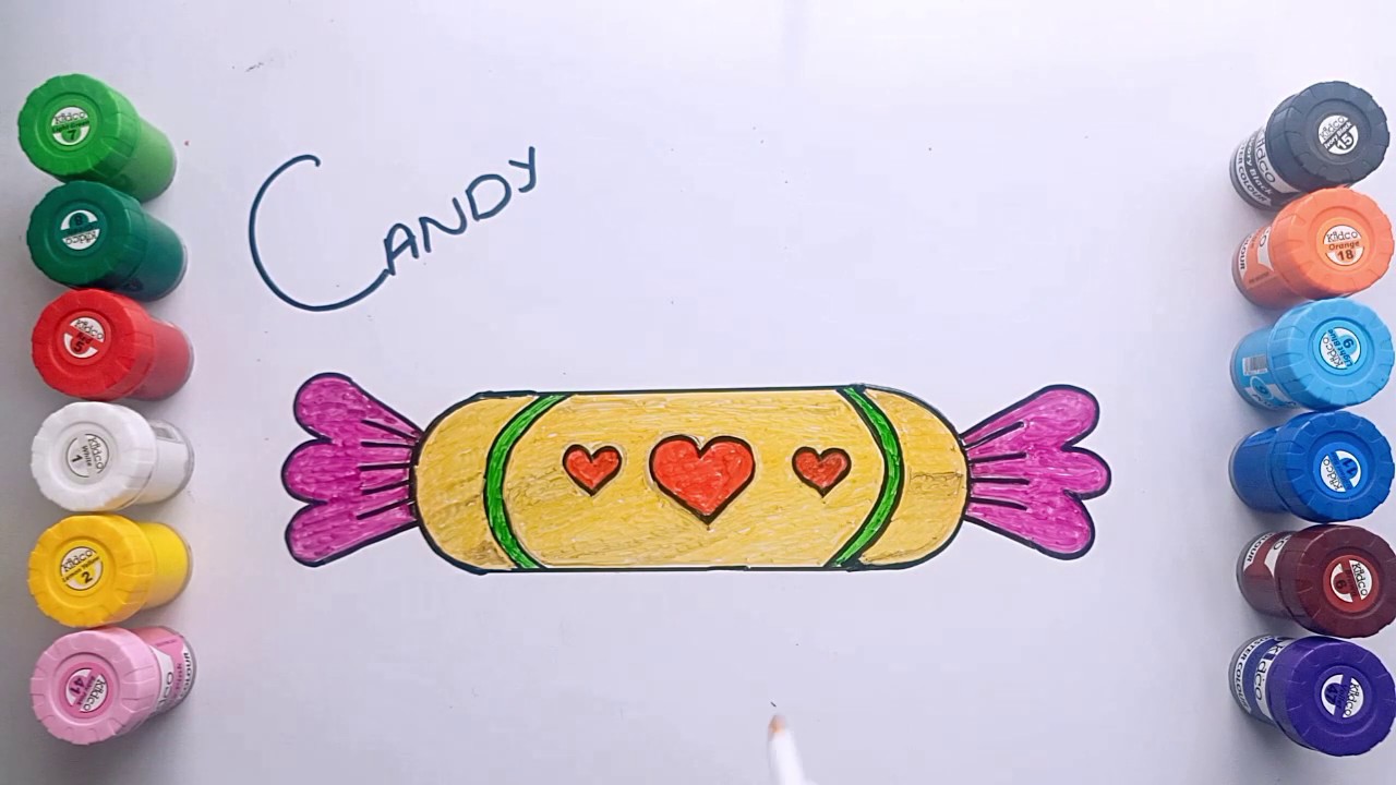How to Draw Candy Step by Step | Candy Drawing Easy | Easy Drawings ...