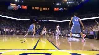 Denver-Golden State 100-99 | Great clutch plays by Curry and Faried | 10 Apr 2014