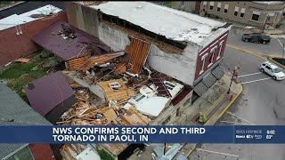 NWS confirms third tornado touchdowns in Orange County, Indiana
