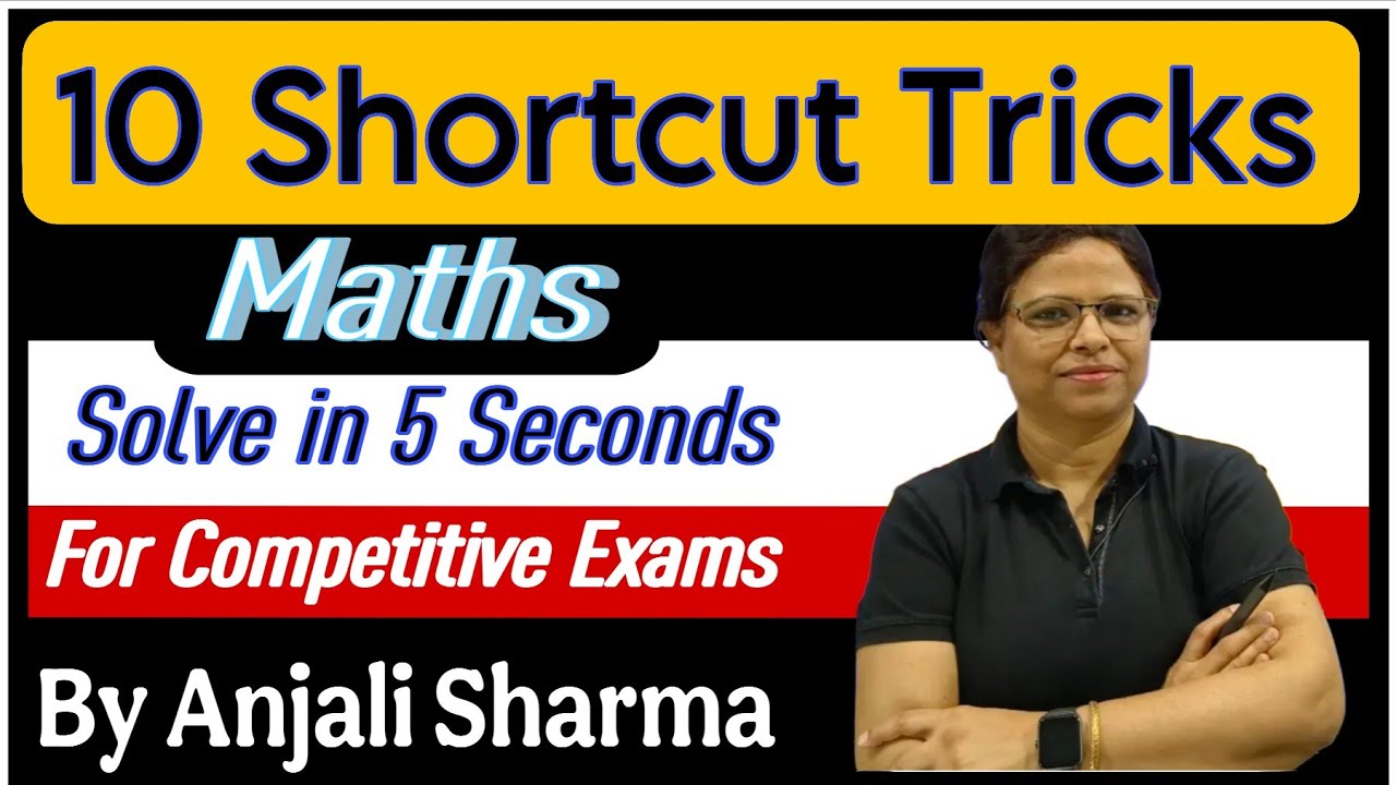 🔥🔥 10 Best Shortcut Tricks |  Maths Tricks | BY ANJALI SHARMA #maths #mathstricks