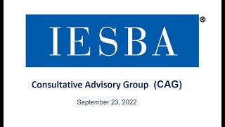 Information Virtual IESBA CAG Meeting- September 23, 2022 Guide
