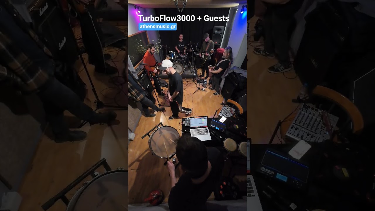 TurboFlow3000 + Guests πρόβα για το live 31/01/2026 στο Gazarte #studiolife #rehearsal #musician