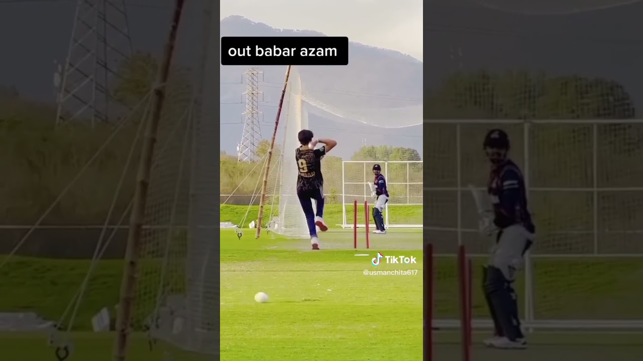 Babar azam Out From 15 Yeras old Club Bowler 