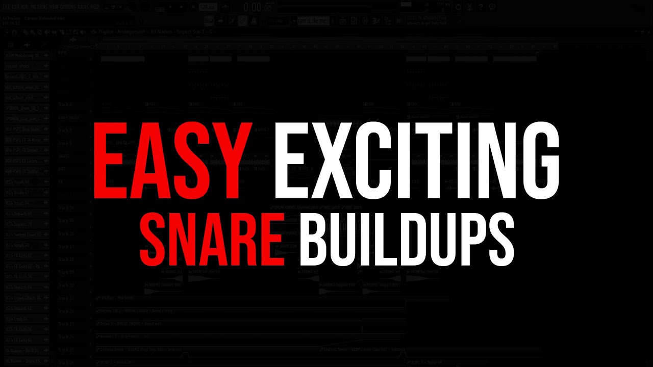 Easily Make Exciting Snare Build ups for Big Room / EDM / Electro House