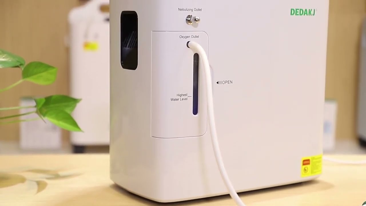 DEDAKJ 2SW 2-9L/min Oxygen Concentrator/Nebulizer Machine - YouTube