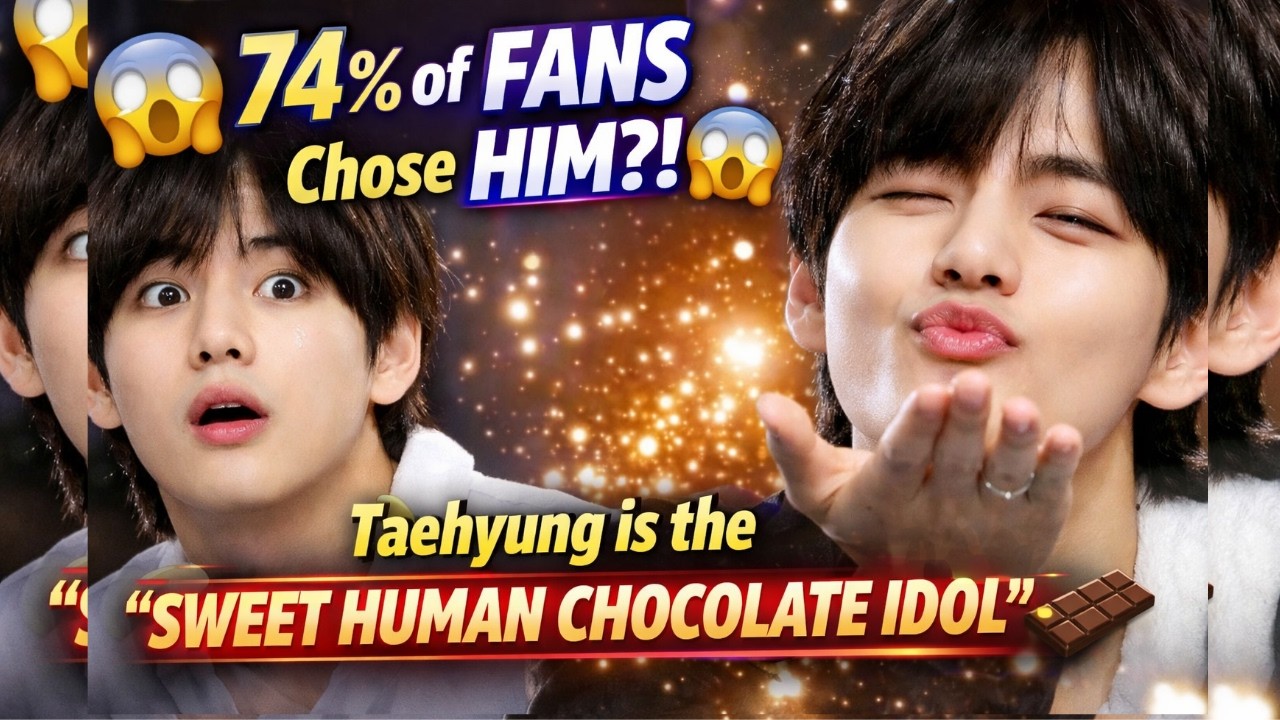 Этого даже близко не было… 😳 Тэхён доминирует в опросе «Идол сладкого человеческого шоколада