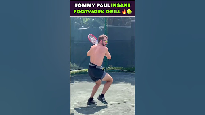 TOMMY PAUL INSANE FOOTWORK DRILL #tennis #shorts
