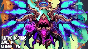 DOUBLE FIRE BOSS STAGES WONT STOP MY PROGRESS | HUNTING GROUNDS - LEVEL 14 | MY HEROES: DUNGEON RAID