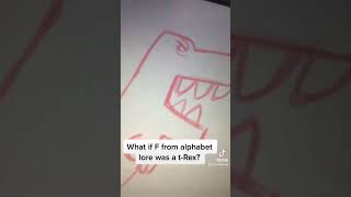 F from #alphabetlore as #t-rex #illustration #cartoonist #drawing #cartoons #shorts #beano #art