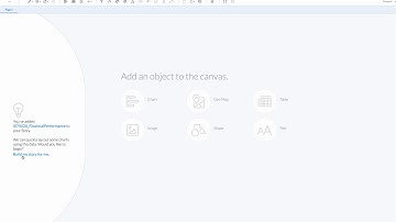 SAP BusinessObjects Cloud - automatically build a story - tutorial