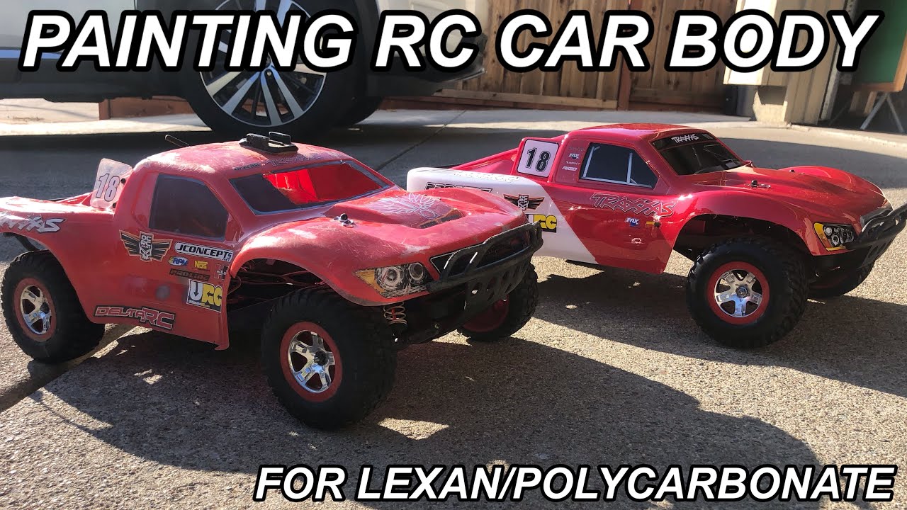 Painting an RC Car Lexan/Polycarbonate Body (Detailed Procedure) YouTube