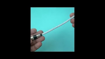 How to make an antenna with just a piece of coaxial cable #shorts