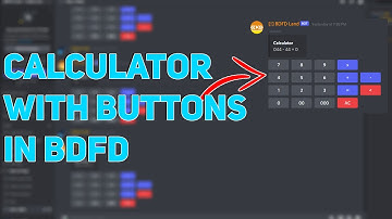 Calculator Command Using Buttons in Bot Designer For Discord | BDFD