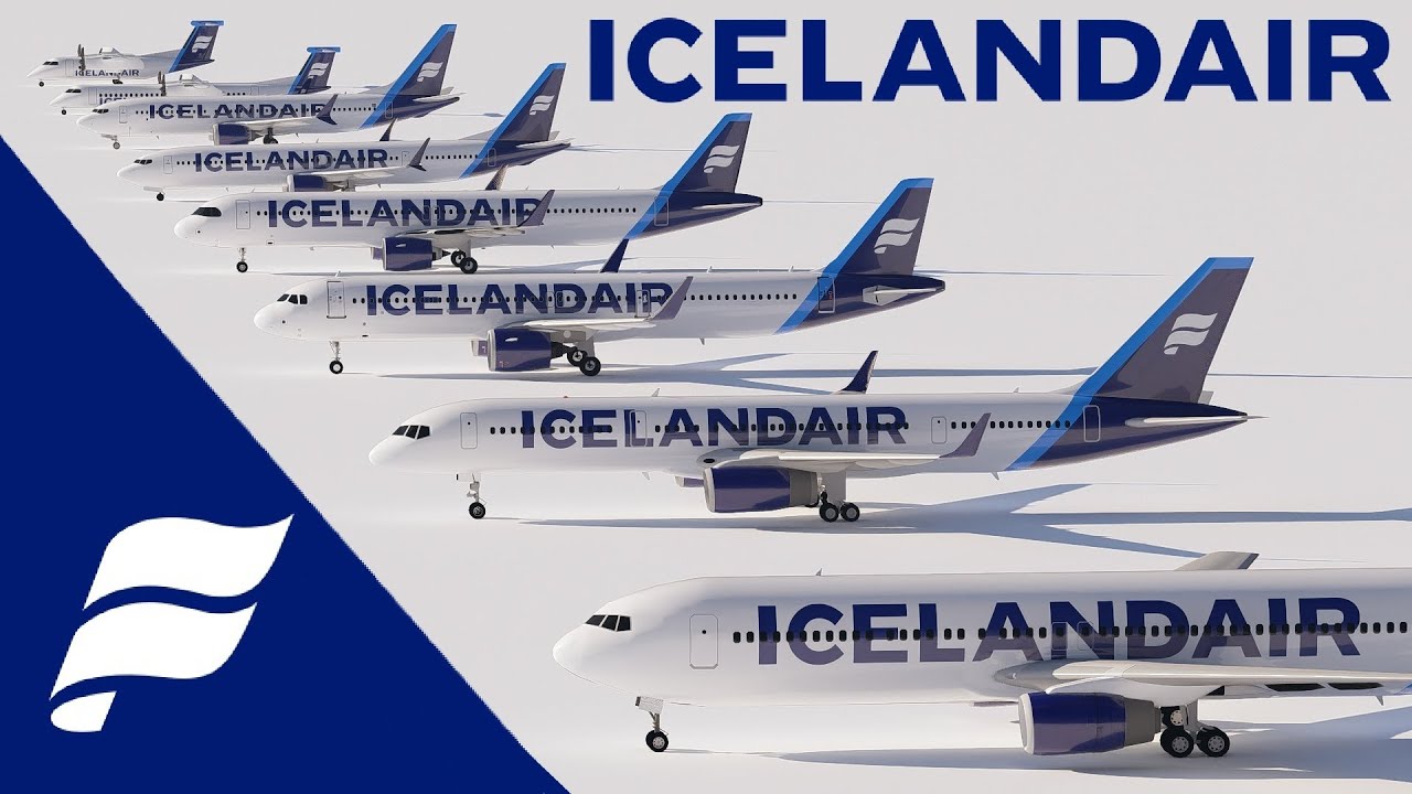 航空機・ヘリコプター Icelandair AIRCRAFT OF THE WORLD Overview of Icelandair Aircraft Fleet (September 2025) - YouTube